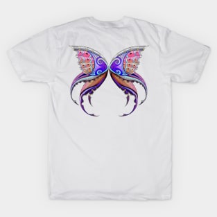 Zentangle Fairy Wings 2 T-Shirt